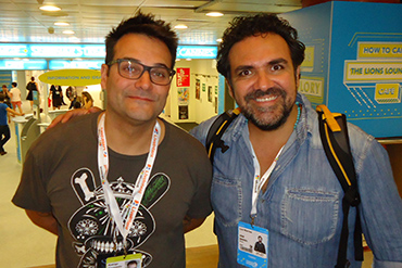Rodrigo Pesavento (Zeppelin) e Leo Macias (DDB) 