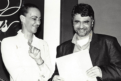Prêmio Colunistas Rio 1993 - Scarlet Moon e José Guilherme Vereza