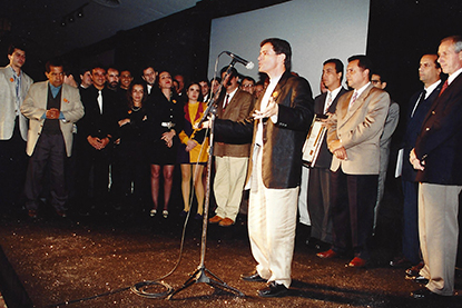 Prmio Colunistas Rio 1996 - Adilson Xavier e Giovanni