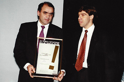 Prmio Colunistas Rio 1996 - Francisco Barreto e Gilberto Scofield Jr.