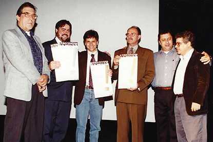 Prmio Colunistas Rio 1996 - Zapt - Wilson Loureiro - José Suassuna, Paulo de Tarso Forni