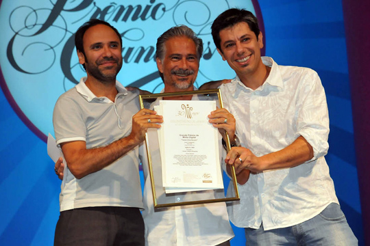 José Luis Vaz, André Lima e Miguel Genovese
