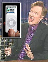 Conan O'Brien e o iPod