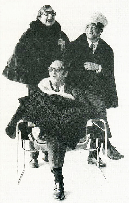 Armando Ferrentini, Elóy Simões e Cícero Silveira, os fundadores do Colunistas.