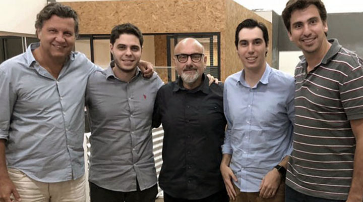 Diretores da 80 20 se reúnem em Campo Grande: Eduardo Pedreira, Leonardo Carlucci, Beto Werneck, Rodrigo Perez e Kenneth Correa