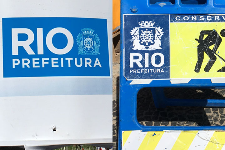 Marca da Prefeitura do Rio - Comparação
