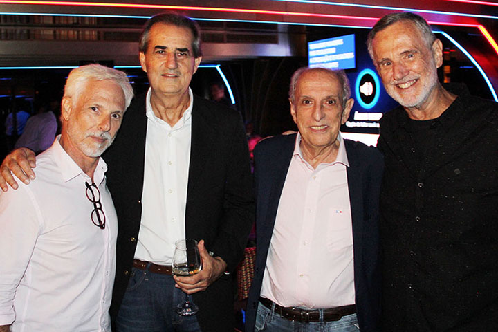Carlos Monteiro, Antonio Carlos Mello Afonso, Gilberto Menezes Cortes e Marcio Ehrlich
