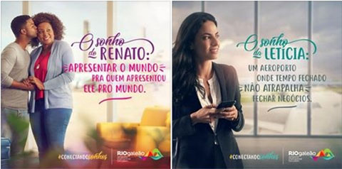 Renato e Letícia, mais dois personagens da campanha #conectandosonhos