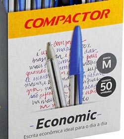 A Compactor Economic: R$ 30,00 uma caixa com 50.