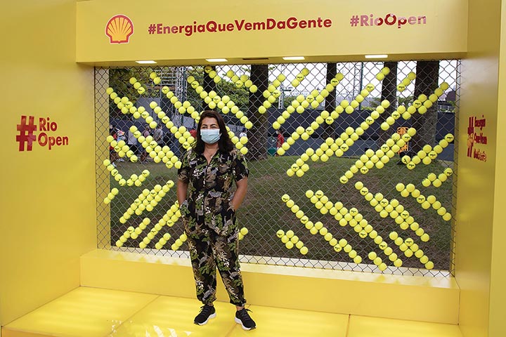 Fino Trato para Shell no Rio Open 2022 - Espaço Instagramável