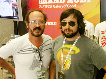 Paulo Schmidt e Carl&atilde;o Busato, da Margarida Filmes. 