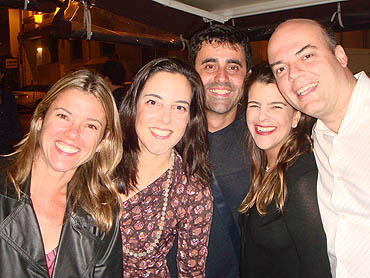 Jackie Cabral, Fernanda Fróes, Anna Luiza Pádua, Ricardo Saint Clair e Marcos Pedrosa