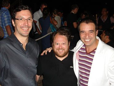 Lu&iacute;s Cl&aacute;udio Salvestroni da Ag&ecirc;ncia 3, Flavinho Medeiros da Heads e M&aacute;rcio Borges da WMcCann.