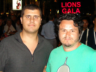 Rodrigo Fernandes da DDB e Fernando Freitas da Grey Hungria