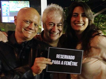 Accioly, Passarinho e Alessandra Valle