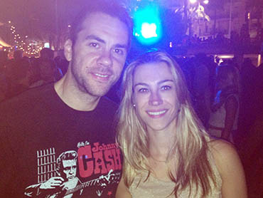 Fabio Baraldi (Moma) e Cec&iacute;lia Gyuricza