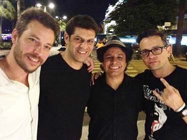 Gustavo Victorino (DM9), Guilherme Jahara (Leo Burnett, vencedor de ouro em direct), Marcinho Juniot (tamb&eacute;m da Leo) e Wilson Mateos (DM9). 