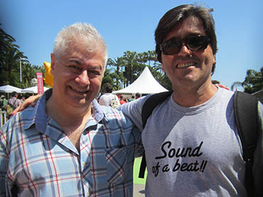 Orlei Passarinho (Nova Onda) e Nico Rezende (Beat) 