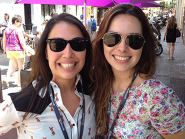 Samanta Martins e Ligia Susini (Visorama) 