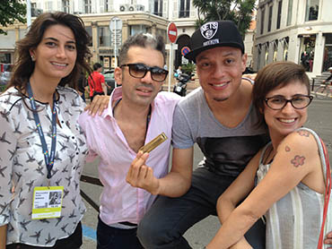 Alessandra Valle e a galera da Sonido