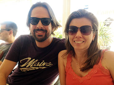 Erico Braga (Africa) e Priscila