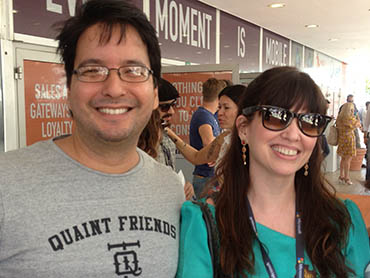 Mario Nakamura (Cinerama) e Krysse Mello (Fulano).