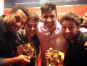 Fabio Seidl, Renato Zandona, Hugo Veiga e Diego Machado