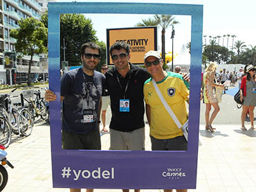 Rodrigo Rebouças (Movie&Art), Rynaldo Gondim (AlmapBBDO) e Accioly