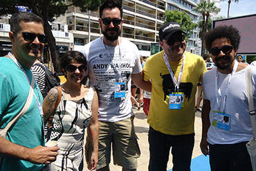 Marcelo Lenhard (Hands), Elis, Gabriel Araujo (Ketchum), Igor Ferreira (LuchaLibre) e Serginho Rezende (Comando S) 