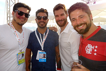 Alexandre Fernades, Bruno Brux, Rafael Rossi e Guy Brício