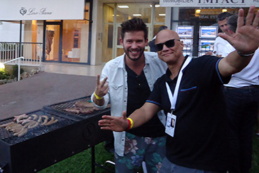 Patrick Petry (Conspiração) e Accioly na Festa da Jack Daniel's