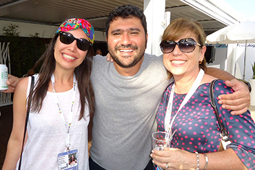 Samanta Martins (Visorama), Ricardo Dolla e Margarete Ribeiro (S de Samba)
