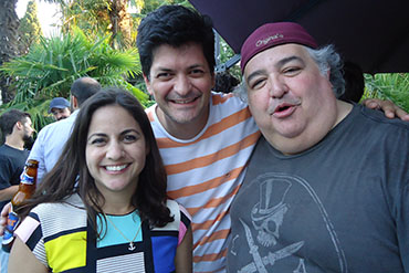 Andrea Siqueira (África), Claudio Leite (Lew Lara) e Kiska Peres (Bossa Nova) 