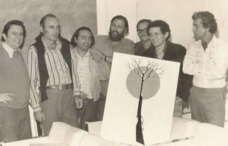 José Monserrat Filho, Alberto Schatovski, Gustavo Dahl, Nei Sroulevich, Alcides Fidalgo, Caulos e Ziraldo