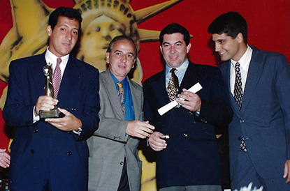 João Audi, Clodoaldo Oliveira, Guilherme Perdigão e Décio Clemente