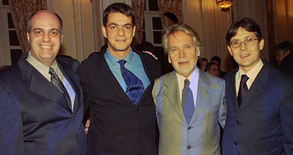 Marcelo Gorodicht, Arnaldo Cardoso Pires, Flávio Corrêa e Clóvis Speroni