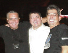 Marcos Silveira, Pedro Nonato e Eduardo Forbes