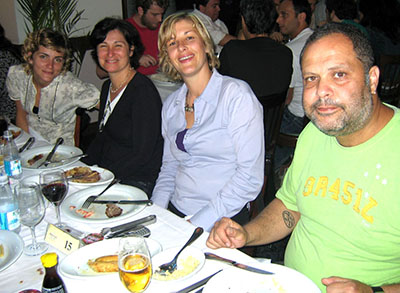 Fernanda Martins (Giovanni), Vera Oliveira e Heloise Calandra (Margarida) e Luis Henrique Pinto