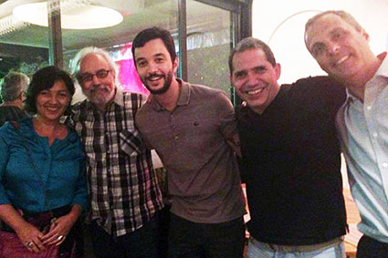 Tania Mara, Al Hamdan, Daniel Japa, Rodrigo de Lamare e Alberto Cabaleiro