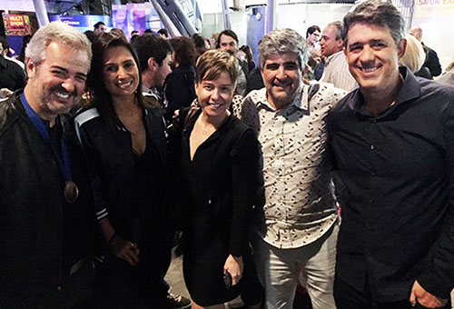 Thomaz Naves, Camila Carvalho, Mariana Lopes, Reynaldo Figueiredo e Sergio Prazeres 