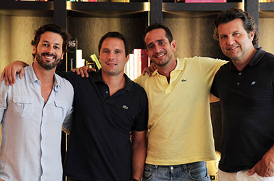 Eduardo Bastos, Bruno Magalh&atilde;es, Bruno Chamma, Eduardo Pedreira