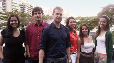 Fernanda Bastos, Rodrigo Vivian, Renato Fachim, Aline Freitas, Ivana Lessa e Luisa Amaral,