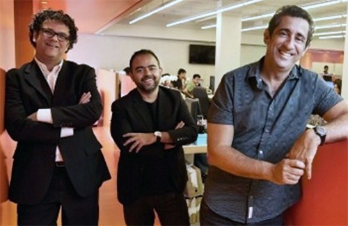 Glaucio Binder, Flavio Cordeiro e Marcos Apóstolo