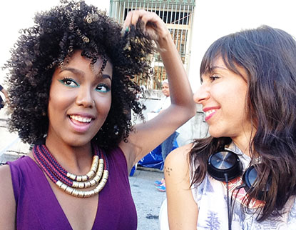 Lellêzinha e Daniela Ribeiro