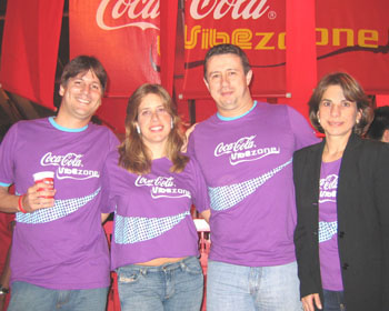 José Borda, Ana Paula Castello Branco, Jorge Nuno e Mônica Horcades.