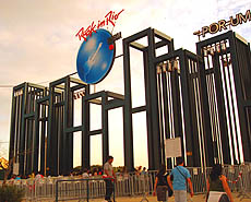 A entrada do Rock in Rio