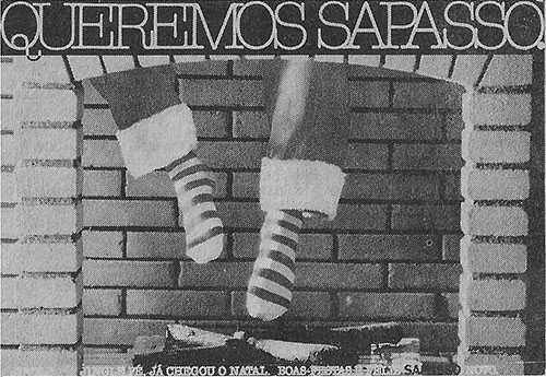 "Queremos Sapasso - Natal", da Contemporânea