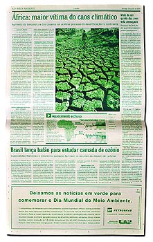 Página verde, da Duda