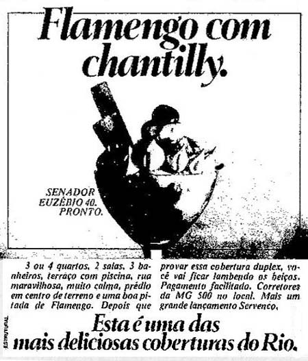 Estrutural para Servenco: Flamengo com Chantilly