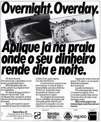 Estrutural para Servenco: Overnight, Overday